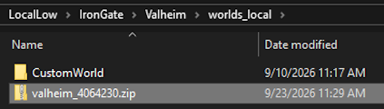 Apex Hosting Upload Valheim Singleplayer World