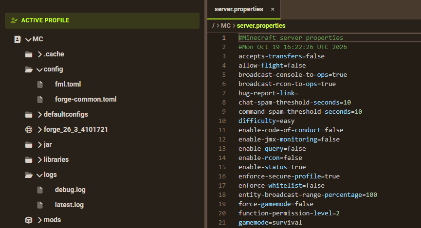 Apex Hosting FTP Config Editor